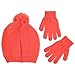 ABG Accessories Girls' Multi Gem Knit Beanie and Magic Glove Set