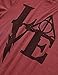 Womens Halloween Harry Potter Tshirt Funny Love Letter Print Short Sleeve Graphic Crew Neck Tee Tops Blouse (Medium, Wine Red)