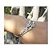 Doinshop New Nice Fashion Tibetan Silver Retro Women Hand Chain Bracelet Jewelry (Three Roses)