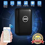 Eilimy Mini Portable Magnet GPS Tracker (no Subscription fee) Personal and Vehicle GPS Tracker, Anti-Theft Real-time Tracking Free Application Anti-Lost GPS Locator