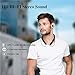 Rioddas Wireless Headphones Retractable Earbuds Sport Neckband Bluetooth headphones HD Stereo Bluetooth 4.1 Earphones w/ Mic IPX5 Sweatproof fo Gym Workout Talk Time Up To 15 Hours UPGRADED（Black）