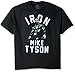 Boxing Hall of Fame Men's Big and Tall Iron Mike Tyson T-Shirt, Black, 3XL