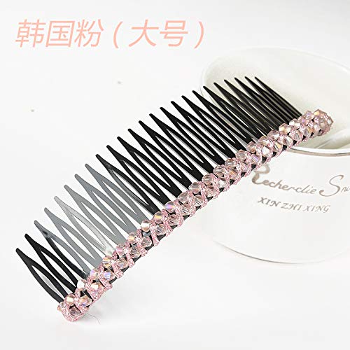 image for OLIJU 2018 Gold Beaded Plug Comb Hair Styling Clip Jewelry Bangs Acces