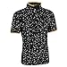 BT.classics Men's Cotton Short Sleeve Polka Dot Polo Shirts Slim Fit