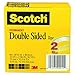 Scotch Double Sided Tape, 3/4 in x 1296 in, 2 Rolls (665-2P34-36)