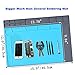 Soldering Mat Heat Resistant Silicone Electronic Repair Pad for Cellphone, Laptop, Computer, Heat Insulation Workbench Mat 932°F for Soldering Station Iron Gun 15.9'' x 12” (Grey)