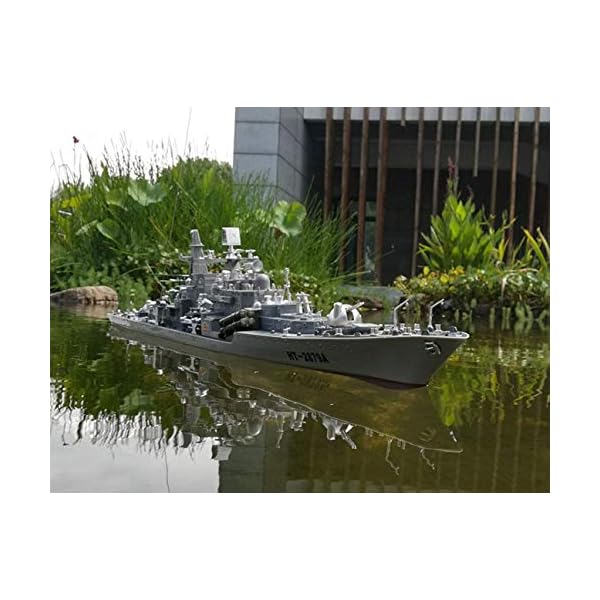 2.4G großes funkgesteuertes Kriegsschiff Schlachtschiff RC Schiff 30.7 Zoll Gehen auf dem Wasser Seen Pool Flüsse Hobby… – Bild 5