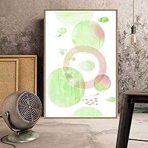 Floating Framed Canvas Wall Art for Living Room, Bedroom Watercolor Canvas Prints for Home Decoration Ready to Hang - 16x24 inches