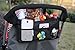 Baby Stroller Organizer with NEWLY ADDED Pacifier Clip; 2 Insulated Cup Holders, 1 Large Pocket, and 3 Accessory Pockets, Velcro Attach Strap and Safety Strap for toys