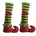Generic 1 Pair Christmas Table Leg Covers Elf Elves' Shoes Legs Party Decorations