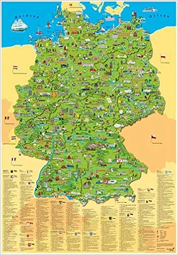 illustrierte deutschlandkarte Illustrierte Deutschlandkarte Erlebniskarte Amazon Co Uk Schonhoff Doris Kruger Dirk 9783981630190 Books illustrierte deutschlandkarte