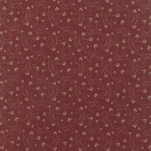 Claras Garden - Rosebud Bugundy Floral- Kansas Troubles - Moda - 752106165007-9464 16