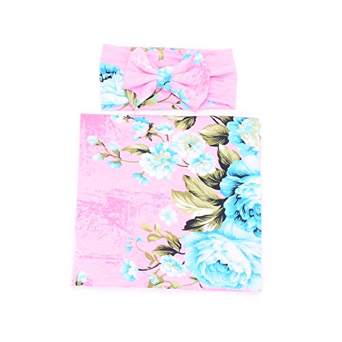 3 Galabloomer+Newborn+Receiving+Headband+Blankets