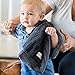 Saranoni Security Blankets for Babies Super Soft Boutique Quality Lush Luxury Baby Blanket (Small, Charcoal)
