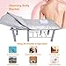 Uttiny Sauna Blanket,110V 2 Zone Digital Far-Infrared (FIR) Heat Therapy Blanket for Body Shape Slimming Fitness (Silver)