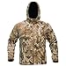 Kryptek Vellus Jacket for Men's | 3-Point Adjustable Hood, Waterproof & Windproof, Insulated Thinsulate Platinum for Hunting, Highlander - M