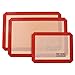 Silicone Baking Mat Set by PrettyCare ( 2 pack of 16.5