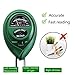Mendada Soil pH Meter,3-in-1 Soil Test Kit For Moisture, Light & pH- Great for Garden, Lawn, Indoor & Outdoor, High Accurate & Easy Read Indicator (No Battery needed)