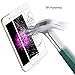 JSGJMY iphone7 Screen Protector Glass 3D Curve Full Coverage 9H Hardness (4.7 inch,White)