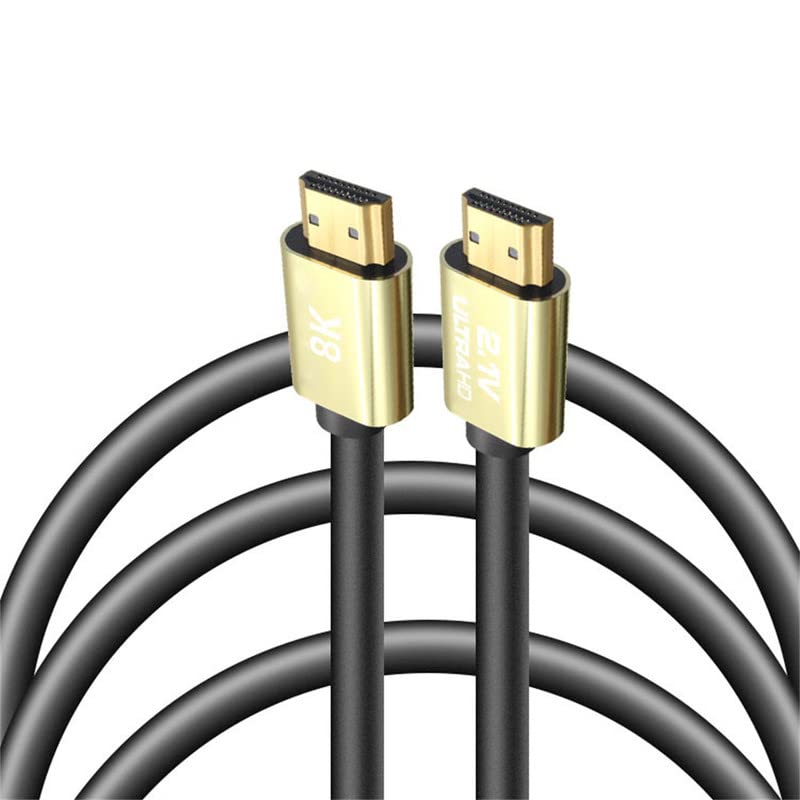 NAERSI 8K HDMI Cable 8K 2.1 cable, 8K@60Hz HDMI, 4K@120Hz, eARC HDR10 4:4:4| 21:9, HDCP 2.2/2.3 Dolby,3D,VRR,Compatible with Latest game console/Roku TV/HDTV/Blu-ray 5M