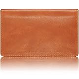 KAVAJ Leather Business Card Holder Case Wallet "Singapore" cognac - Genuine Leather
