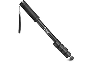 Acuvar Pro Series 65-Inch Heavy Duty Monopod for Canon, Nikon, Sony Mirrorless, DSLR Cameras, Action Cameras & Go Pro - Stead
