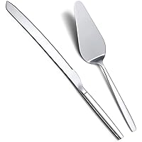 Berglander Wedding Cake Knife and Server Set, Stainless Steel Cake Cutting Set For Wedding Include Cake Cutter And Cake Serve