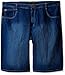 Southpole Men's Big-Tall 4180 Sand Washed Denim Short in Relaxed Fit