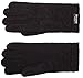 EEM Ladies knitted gloves FREYA with plait pattern, Thinsulate thermal lining, 100% Wool, black M