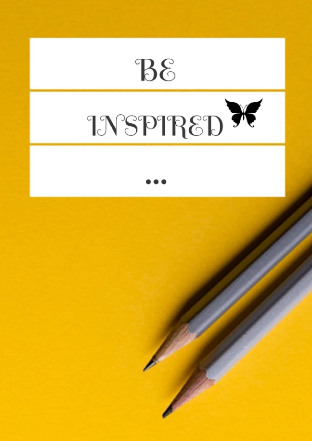 Be Inspired: A4 Yellow Notebook Journal, Classic Notebook Writin,g 120 lined pages, Paperback