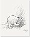 Lone Star Art Stuck in a Honey Pot - Winnie the Pooh 11x14 Unframed Nursery Art Print