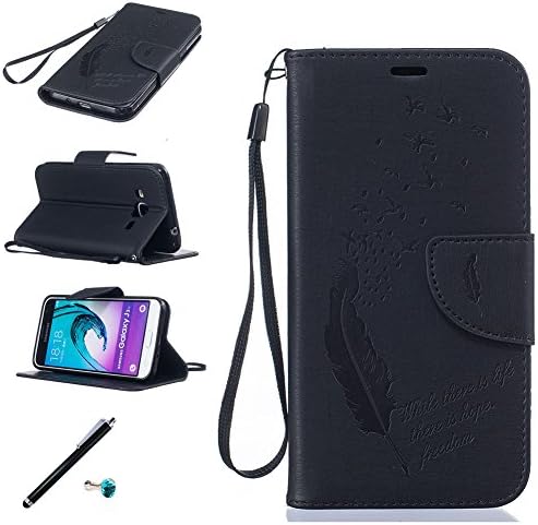 Galaxy J3 Case, Galaxy Express Prime Case,Akristal [Kickstand Function] Built-in Card Slots Luxury Wallet PU Leather Wallet Case Flip Cover for Samsung Galaxy J6