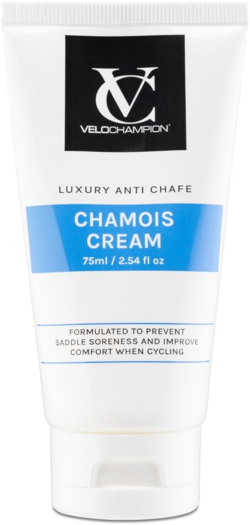 VeloChampion Luxury Chamois Cream for Cyclists Vegan Fragrance Free or Menthol