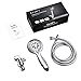 CLOFY 5-Setting Handheld Shower Head with Stainless Steel Hose, Full-Chrome Finsh Hand Shower