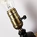 IJ INJUICY Retro Loft Rustic Vintage Industrial Steampunk Wrought Iron Edison Bulb Table Lights E27 Led Water Pipe Desk Lamps Bedside Living Room Bedroom Home Decor