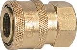 General Pump D10003 3/8" Quick Coupler (Q/C) x 3/8" Female NPT, Brass Plated