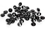 Acrylic Diamonds Gems Crystal Rocks for Vase Fillers, Party Table Scatter, Wedding, Photography, Party Decoration, Crafts by Royal Imports, 1 LB (Approx 140-160 gems) - Black