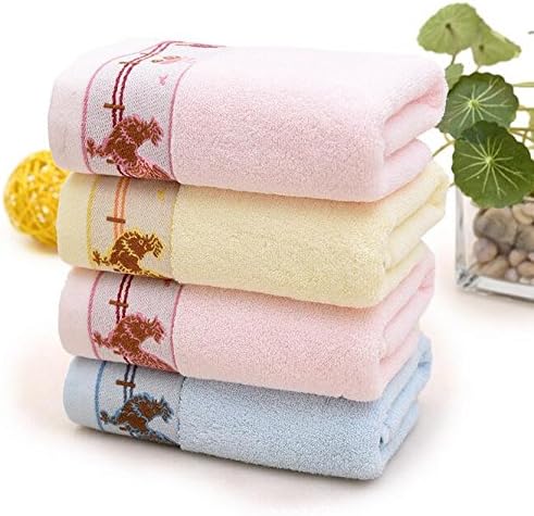 LIVDAT Set of 2 Ultra Soft Microfiber Cotton Hand Towels Multi-Purpose Absorbent Towels for Face Hands (14'' x 30'')