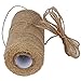 328 Feet Natural Jute Twine Best Arts Crafts Gift Hemp String Christmas Twine String Packing Materials Durable Jute Cord Twine for Gardening