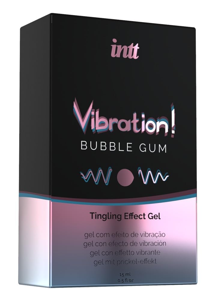 INTT Vibration! Bubble Gum Tingling Gel-VIB004 Transparent One Size