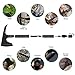 Camping Stainless Axe with Sheath 18 inch Multitool Tactical Hatchet Sickle for Camping Hiking Hunting Backpacking Emergency Outdoor Adventures Survival Hatchet Portable Folding Axe