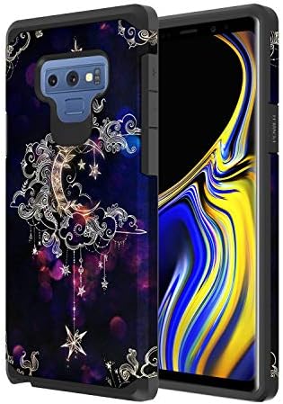 Samsung Galaxy Note 9 Case, Onyxii Hybrid Dual Layer Slim Graphic Armor Shockproof Impact Resistant Protective Cover Case Samsung Galaxy Note 9 (Wiccan)