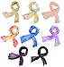 Zakka Republic 8pc Womens Fancy Shawl Scarf Fashion Solid Mixed Lot (SCF-03)