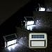 Signstek 4 Pack Upgrade Version Sunproof Waterproof Solar Powered Stainless Steel 2 LED White Staircase Step Light Stairways Landscape Garden Path Wall Lamp- Solar Powered