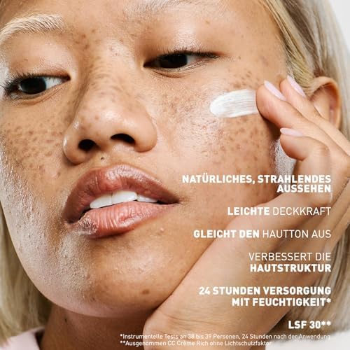 - CC Crème mit Centella Asiatica - High-Definition Illuminierende GesichtsCrème und Make-up - Sonnenschutz SPF 30 - Koreanische Kosmetik - Doré 15 ml