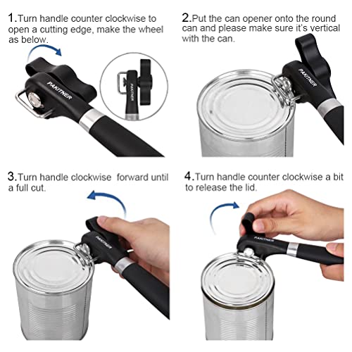 PAKITNERCan Opener Smooth EdgeSideCut Safety Can Opener Smooth Edge