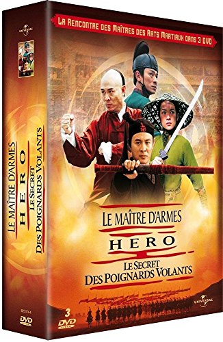 Coffret Asiatique - Le Maître D'armes + Hero + Le Secret Des Poignards Volants - Pack