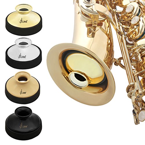 ULKEME Lightweight ABS Mute Dampener Silencer For Alto Saxophone Musical Instrument - Thumbnail 3
