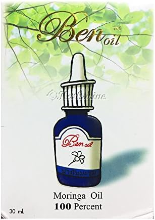 Ben-Oil Moringa Oleifera Seeds Organic Cold Pressed For Face &amp; Skin Anti-Aging 30ml