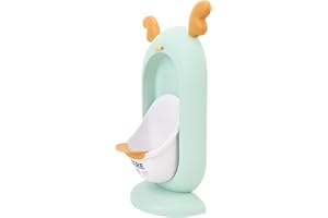 Hztyyier Removable Basin Boy Training Urinal, Compact Wall Mounted Kids Urinal, Safe PP Material (Green)